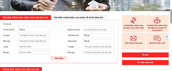 Truy cập vào Cổng thông tin điện tử quốc gia 