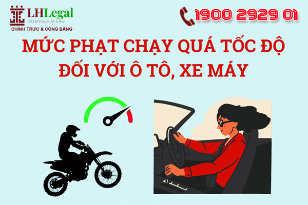 Mức phạt chạy quá tốc độ đối với ô tô, xe máy