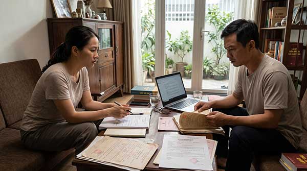Nhà đất chưa có sổ đỏ có được chia khi vợ chồng ly hôn không?