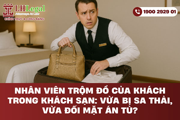 Nhân viên trộm đồ của khách trong khách sạn: Vừa bị sa thải, vừa đối mặt án tù?