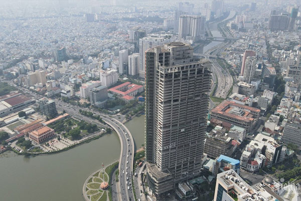 Tòa nhà Sai Gon One Tower (Q1, TPHCM) đang bị kê biên để đảm bảo cho nghĩa vụ bồi thường của bị cáo Trương Mỹ Lan