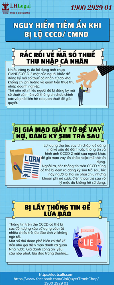 Nguy hiểm tiềm ẩn khi bị lộ CMND/CCCD