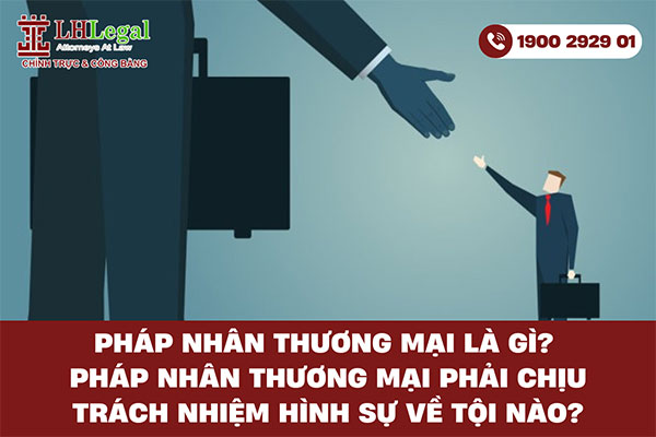 Pháp nhân thương mại là gì? Pháp nhân thương mại phải chịu trách nhiệm hình sự về tội nào?