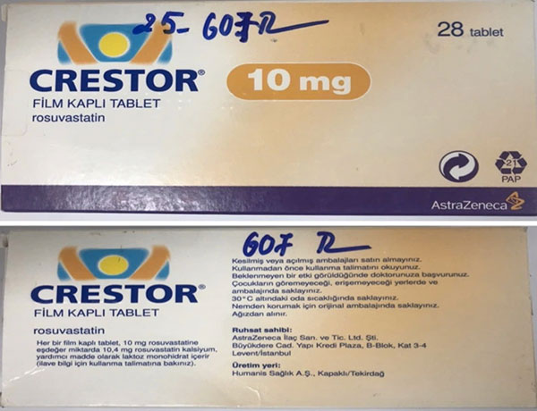 Crestor 10mg (Rosuvastatin)