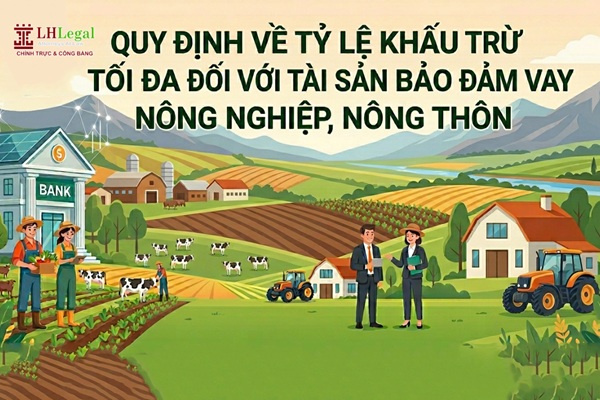 Quy định về tỷ lệ khấu trừ tối đa đối với tài sản bảo đảm vay nông nghiệp, nông thôn?