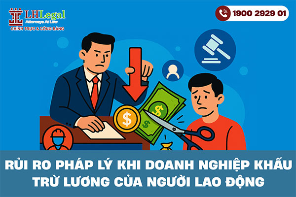 Rủi ro pháp lý khi doanh nghiệp khấu trừ lương của người lao động: Cảnh báo và hướng xử lý