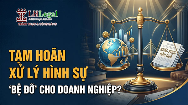 Tạm hoãn xử lý hình sự để khắc phục hậu quả: “Bệ đỡ pháp lý” mới cho doanh nghiệp?