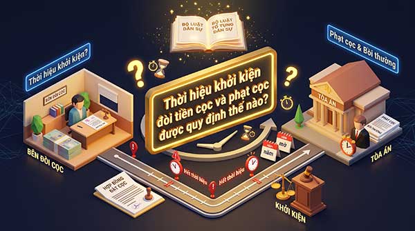 Thời hiệu khởi kiện đòi tiền cọc và phạt cọc được quy định thế nào?