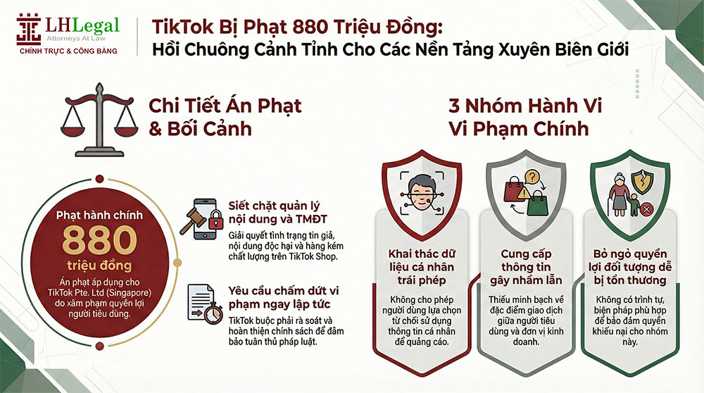 TikTok bị phạt gần 900 triệu đồng tại Việt Nam: Cảnh báo pháp lý về bảo vệ dữ liệu người tiêu dùng