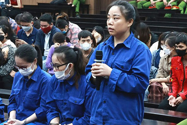 Bị cáo Zhang Min - người chỉ đạo nhóm khủng bố tinh thần khách hàng để đòi nợ