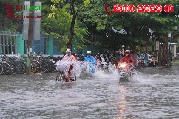 Mức bồi thường cho xe bị ngập nước, hư hỏng do mưa bão