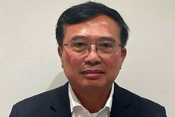 Cựu thứ trưởng Công Thương Hoàng Quốc Vượng tại cơ quan điều tra