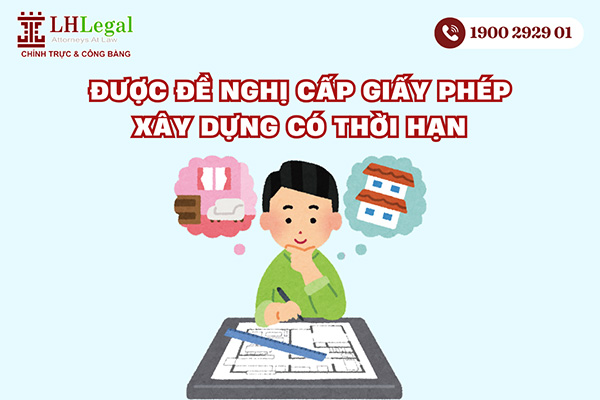 Sau 3 năm kể từ ngày công bố kế hoạch sử dụng đất nhưng chưa có quyết định thu hồi, người sử dụng đất có quyền đề nghị cấp giấy phép xây dựng có thời hạn