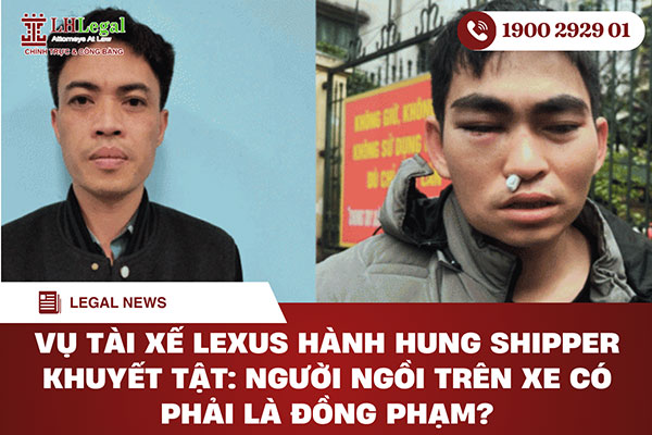 Vụ tài xế Lexus hành hung shipper khuyết tật: Người ngồi trên xe có phải là đồng phạm?