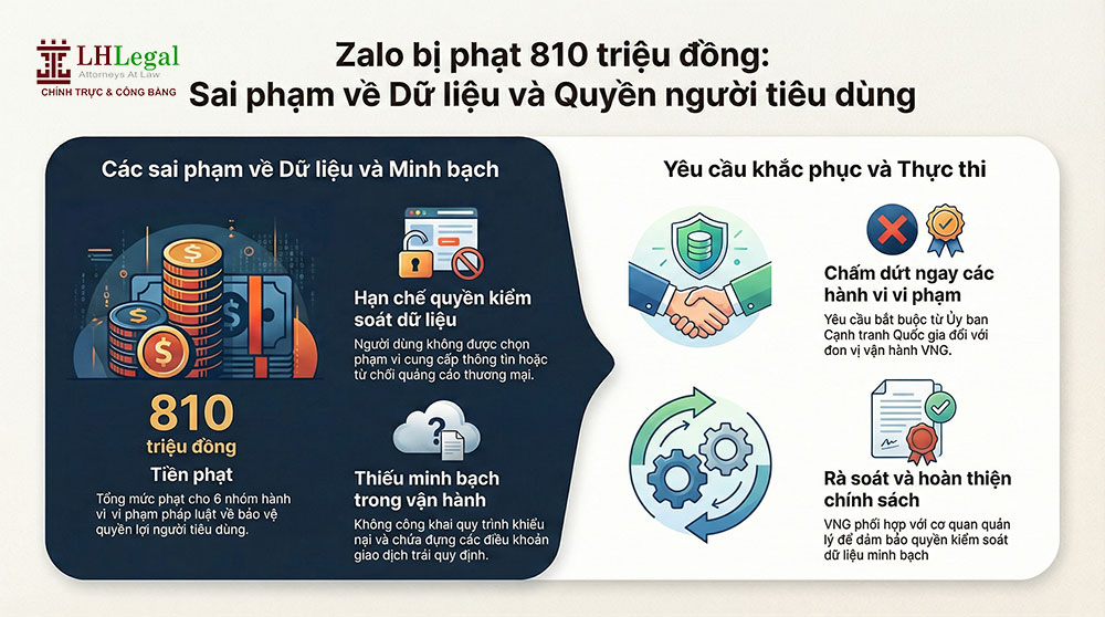 Zalo bị phạt 810 triệu đồng vì vi phạm quy định về bảo vệ dữ liệu người dùng: Cảnh báo pháp lý cho các nền tảng số