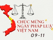 Chúc mừng ngày Pháp luật Việt Nam 09-11-2023