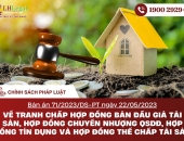 Bản án 71/2023/DS-PT ngày 22/05/2023 về tranh chấp hợp đồng bán đấu giá tài sản, hợp đồng chuyển nhượng quyền sử dụng đất, hợp đồng tín dụng và hợp đồng thế chấp tài sản