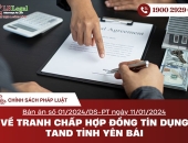 Bản án số 01/2024/DS-PT ngày 11/01/2024 về tranh chấp hợp đồng tín dụng