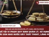 Bản án số 02/2023/HS-PT ngày 28/12/2022 về tội vi phạm quy định quản lý, sử dụng tài sản nhà nước gây thất thoát, lãng phí