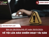 Bản án 28/2024/HS-PT ngày 18/01/2024 về Tội lừa đảo chiếm đoạt tài sản