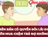 Bên bán có quyền đòi lãi do bên mua chậm trả nợ không?