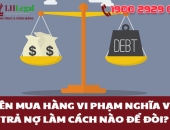 Bên mua hàng vi phạm nghĩa vụ trả nợ làm cách nào để đòi?