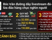 Bóc trần đường dây livestream “cắt đá tìm ngọc” lừa đảo hơn 263 tỷ đồng