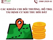 Các khoản chi bồi thường, hỗ trợ, tái định cư khi thu hồi đất