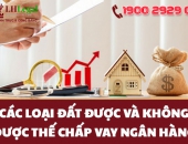 Các loại đất được và không được thế chấp vay ngân hàng