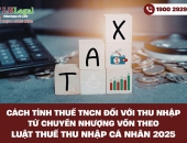 Cách tính thuế TNCN đối với thu nhập từ chuyển nhượng vốn theo Luật Thuế thu nhập cá nhân