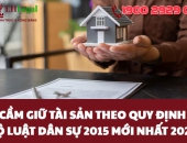 Cầm giữ tài sản theo quy định bộ Luật Dân sự 2015 mới nhất 2024