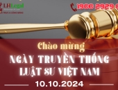 Chúc mừng Ngày truyền thống Luật sư Việt Nam 10/10