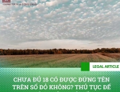 Chưa đủ 18 có được đứng tên trên sổ đỏ không? Thủ tục để được đứng tên nhà đất như thế nào?