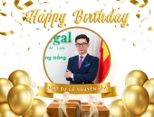 Chúc mừng sinh nhật Luật sư Lê Nguyên Hòa