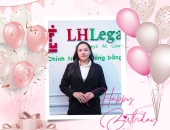 Chúc mừng sinh nhật Trợ lý Luật sư Nguyễn Thị Bích Phượng