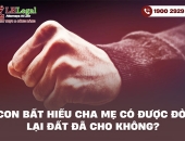 Con bất hiếu cha mẹ có được đòi lại đất đã cho không?