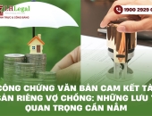 Công chứng văn bản cam kết tài sản riêng vợ chồng: Những lưu ý quan trọng cần nắm