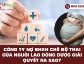 Công ty nợ BHXH chế độ thai của người lao động được giải quyết ra sao?