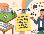 Đã đặt cọc mua đất nhưng đổi ý không mua, có lấy lại được tiền?