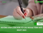 Hướng dẫn làm đơn tố cáo ngoại tình mới nhất 2023