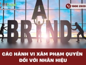 Các hành vi xâm phạm quyền đối với nhãn hiệu