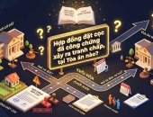 Hợp đồng đặt cọc đã công chứng xảy ra tranh chấp, khởi kiện tại Tòa án nào?