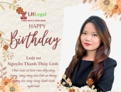 LH Legal chúc mừng sinh nhật Luật sư Nguyễn Thanh Thùy Linh