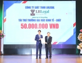 Luật sư Lê Nguyên Hòa tham dự lễ khai giảng năm học 2024-2025 của Trường Đại học Kinh Tế - Luật