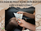 Mua dâm bị phạt nặng hơn bán dâm liệu có bất công?