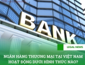 Ngân hàng thương mại tại Việt Nam hoạt động dưới hình thức nào?