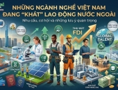 Những ngành nghề Việt Nam đang “khát” lao động nước ngoài
