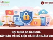Nội dung cơ bản của luật bảo vệ dữ liệu cá nhân năm 2025