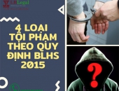 Phân biệt 4 loại tội phạm theo quy định của bộ Luật hình sự hiện hành
