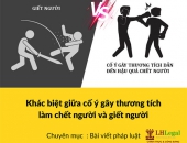 Phân biệt tội giết người và tội cố ý gây thương tích làm chết người